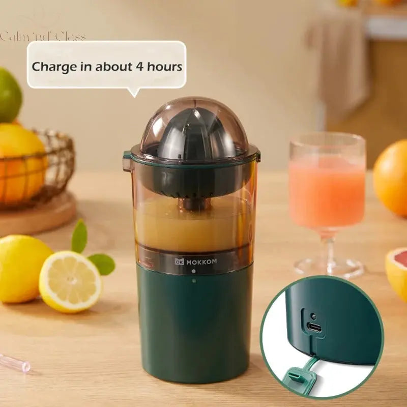 250ML Electric Juicer Blender Portable Fruit Extractor Orange Juice Maker Mini Mixer Usb Rechargeable Lemon Extractor Calm and Class