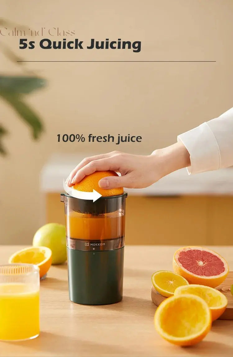 250ML Electric Juicer Blender Portable Fruit Extractor Orange Juice Maker Mini Mixer Usb Rechargeable Lemon Extractor Calm and Class