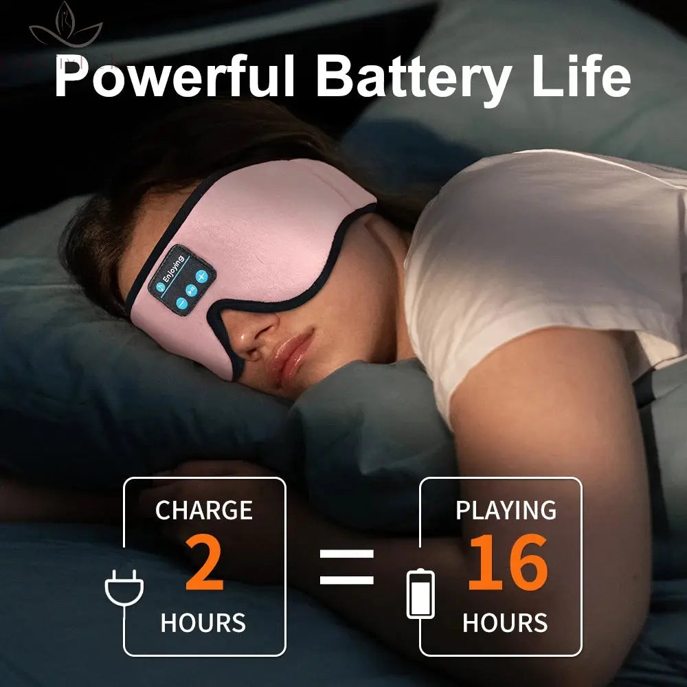 3D Sleeping Mask With Bluetooth Headphones 5.3 Wireless Sleeping Headphones For Side Sleepers Best Gift And Travel Calm and Class