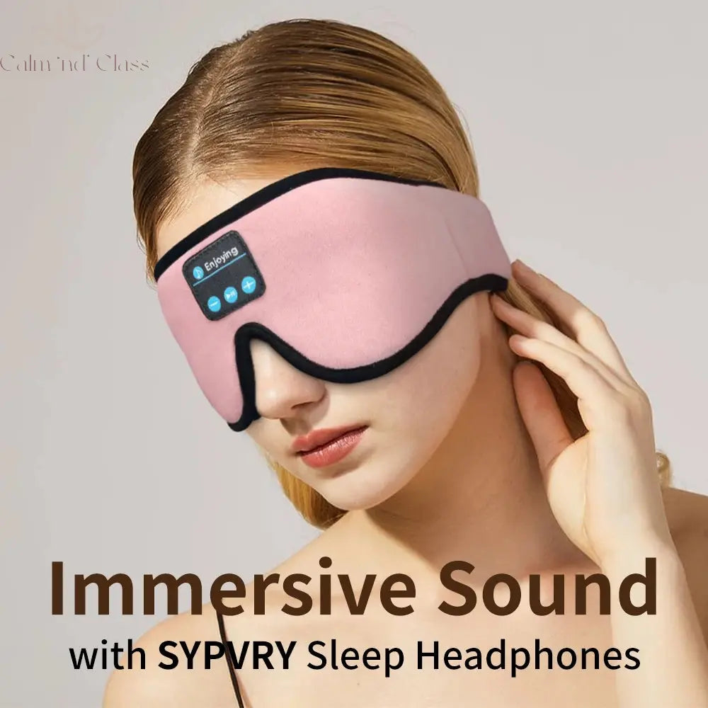 3D Sleeping Mask With Bluetooth Headphones 5.3 Wireless Sleeping Headphones For Side Sleepers Best Gift And Travel Calm and Class