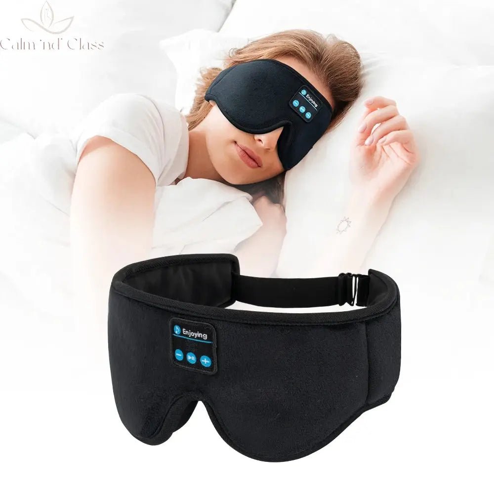 3D Sleeping Mask With Bluetooth Headphones 5.3 Wireless Sleeping Headphones For Side Sleepers Best Gift And Travel Calm and Class