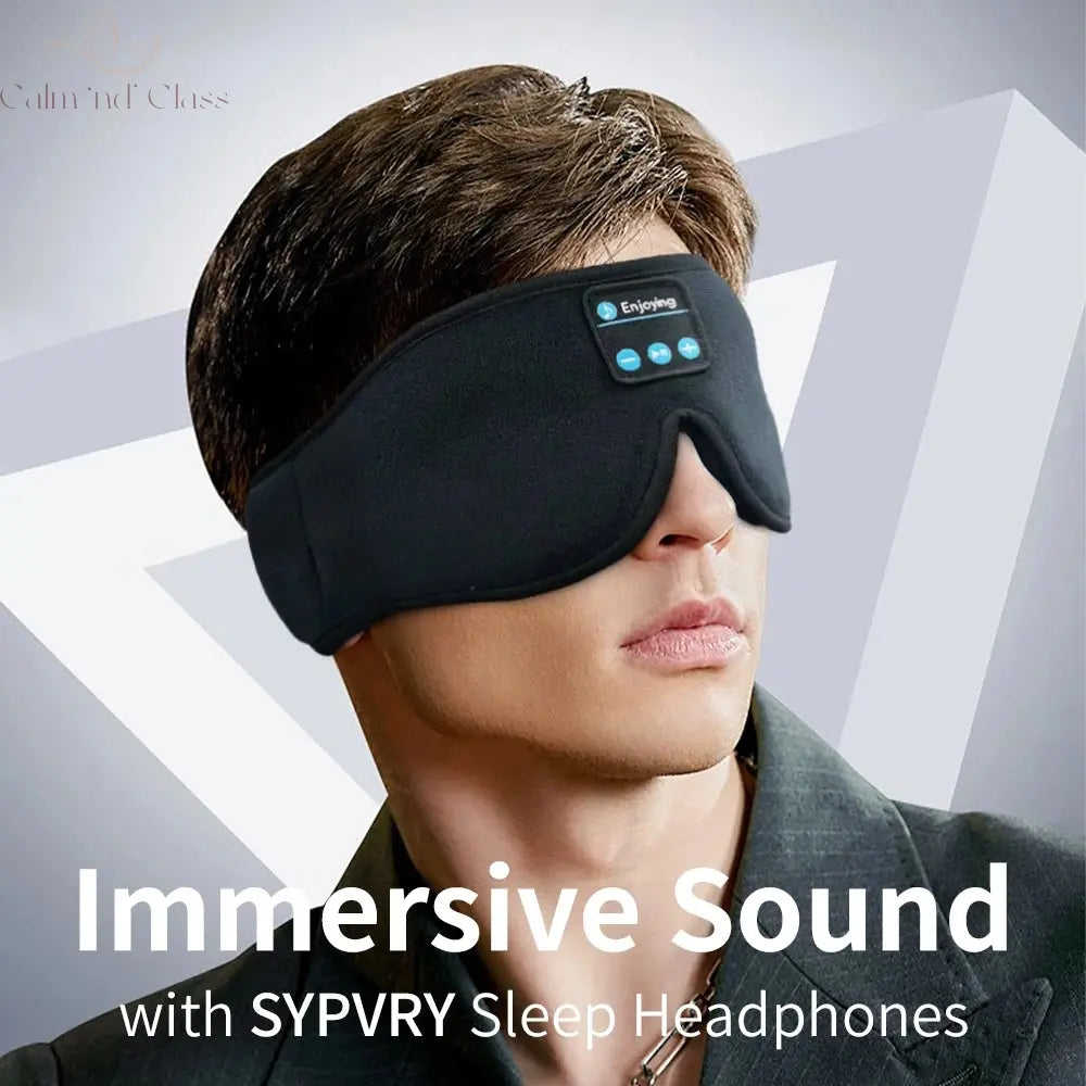 3D Sleeping Mask With Bluetooth Headphones 5.3 Wireless Sleeping Headphones For Side Sleepers Best Gift And Travel Calm and Class