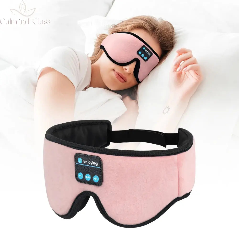 3D Sleeping Mask With Bluetooth Headphones 5.3 Wireless Sleeping Headphones For Side Sleepers Best Gift And Travel Calm and Class