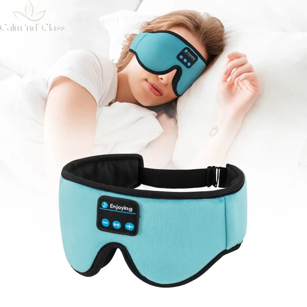 3D Sleeping Mask With Bluetooth Headphones 5.3 Wireless Sleeping Headphones For Side Sleepers Best Gift And Travel Calm and Class