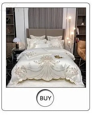 4/6/9Pcs Gorgeous European Palace Style Royal Embroidery Bedding Set Brocade Egyptian Cotton Duvet Cover Bed Sheet Pillowcases Calm and Class