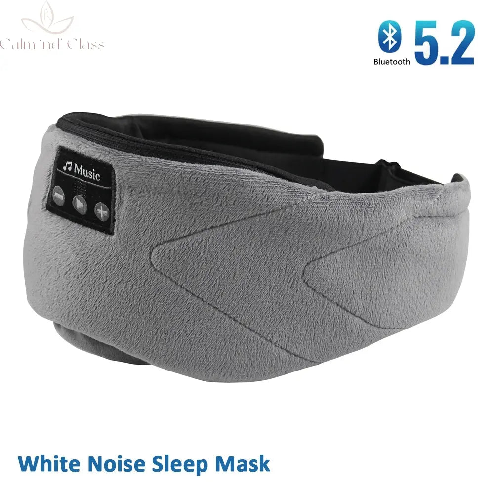 5.2 Bluetooth Headset Sleep Mask 24 White Noise Shading Light Ice Feeling Ultra-thin Lining Sleep Mask Noise Reduction Calm and Class