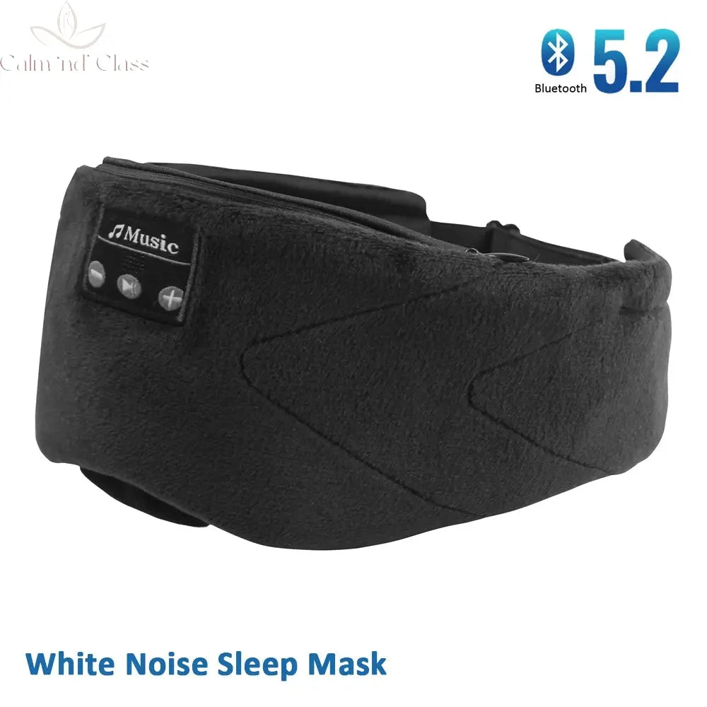 5.2 Bluetooth Headset Sleep Mask 24 White Noise Shading Light Ice Feeling Ultra-thin Lining Sleep Mask Noise Reduction Calm and Class