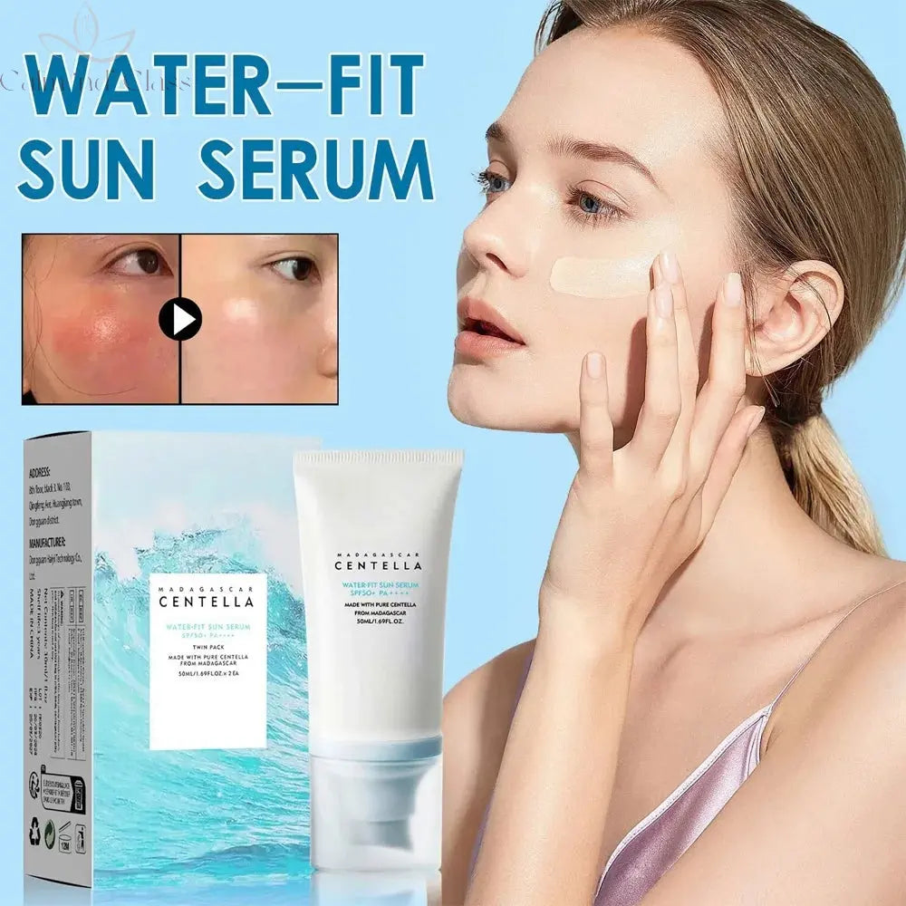 50+ Facial Sunscreen Centella Protector Solar Sunblock Skin Whitening Cream Korean Moisturizing Protector Care Body Sunscreen Calm and Class