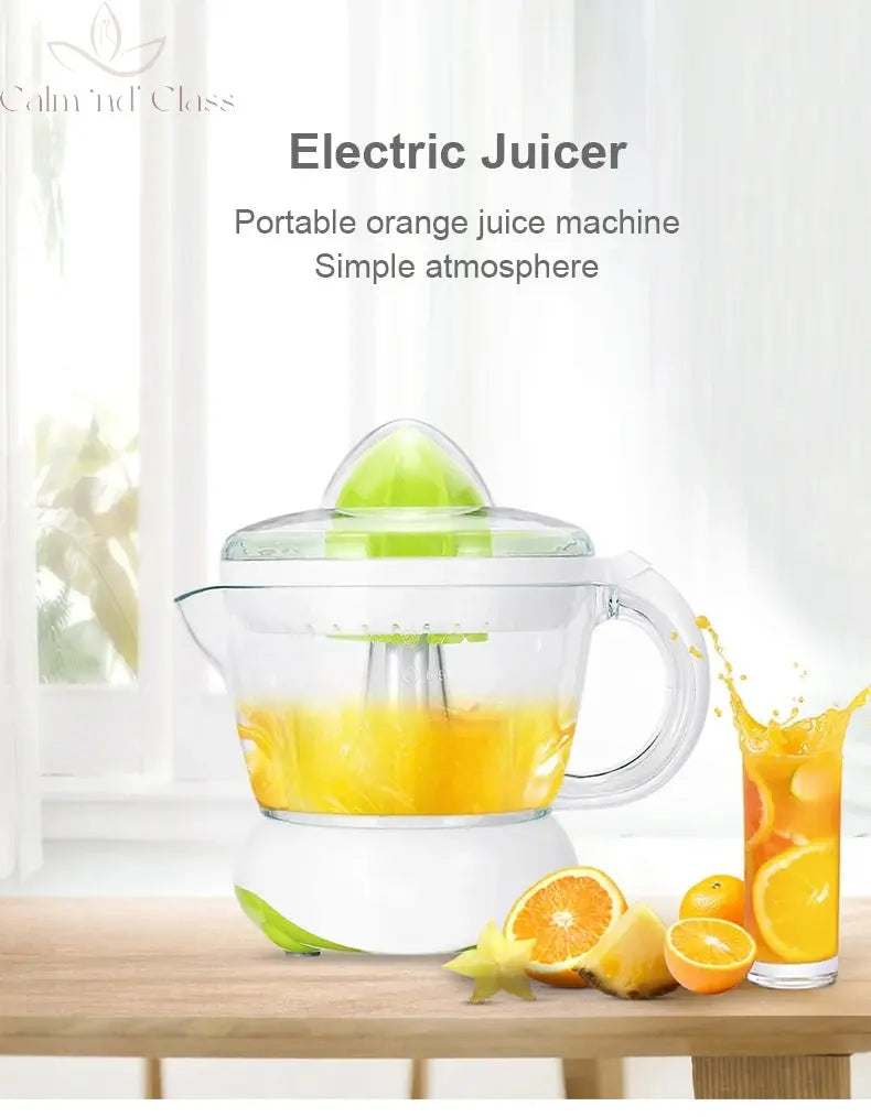 700ML Electric Orange Juice Extractor Household  Fruit Squeezer Machine Large Capacity Juicers Orange Lemon Extractor Household Calm and Class