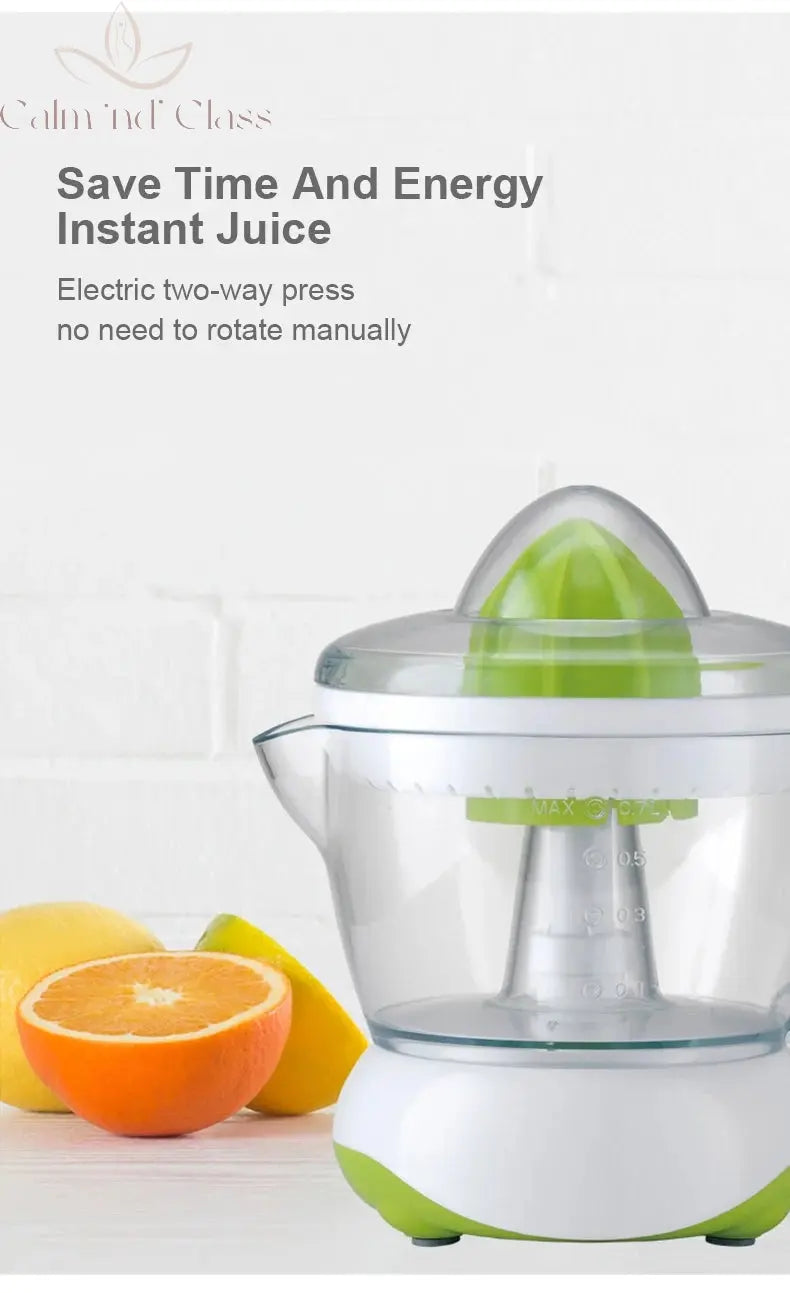 700ML Electric Orange Juice Extractor Household  Fruit Squeezer Machine Large Capacity Juicers Orange Lemon Extractor Household Calm and Class