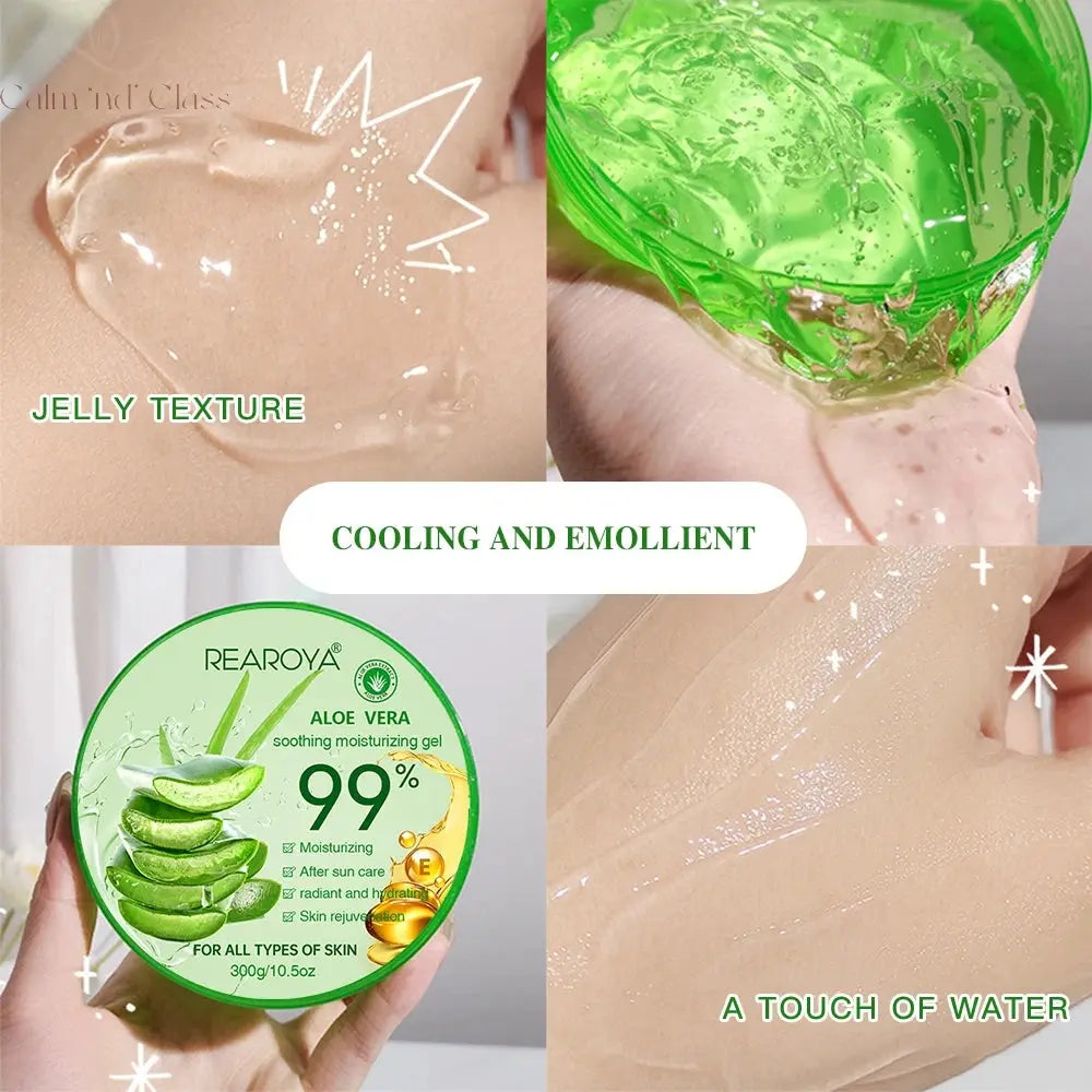 99% Aloe Vera Moisturizing Gel Creams Refreshing Non Sticky Facial Facial Wash Free Deep Nourishing Maintain Skin Face Care Calm and Class