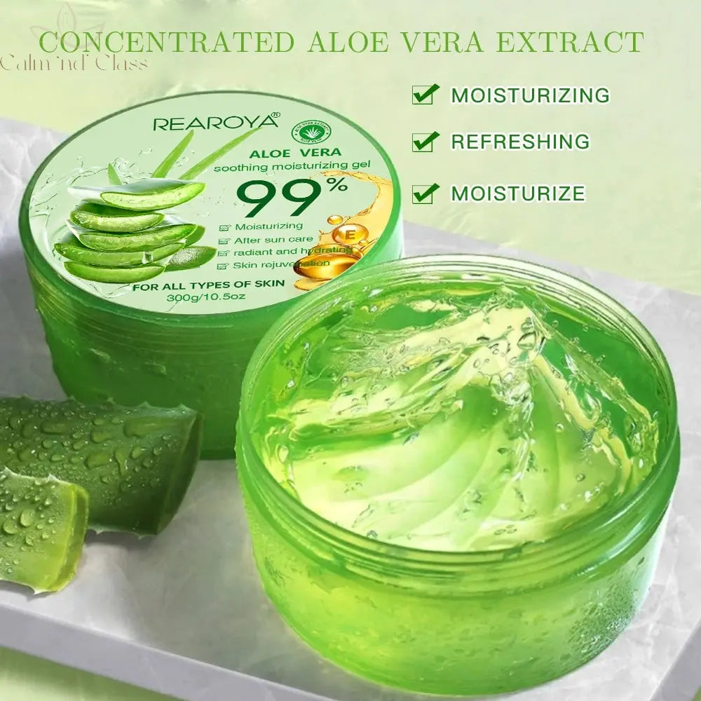 99% Aloe Vera Moisturizing Gel Creams Refreshing Non Sticky Facial Facial Wash Free Deep Nourishing Maintain Skin Face Care Calm and Class