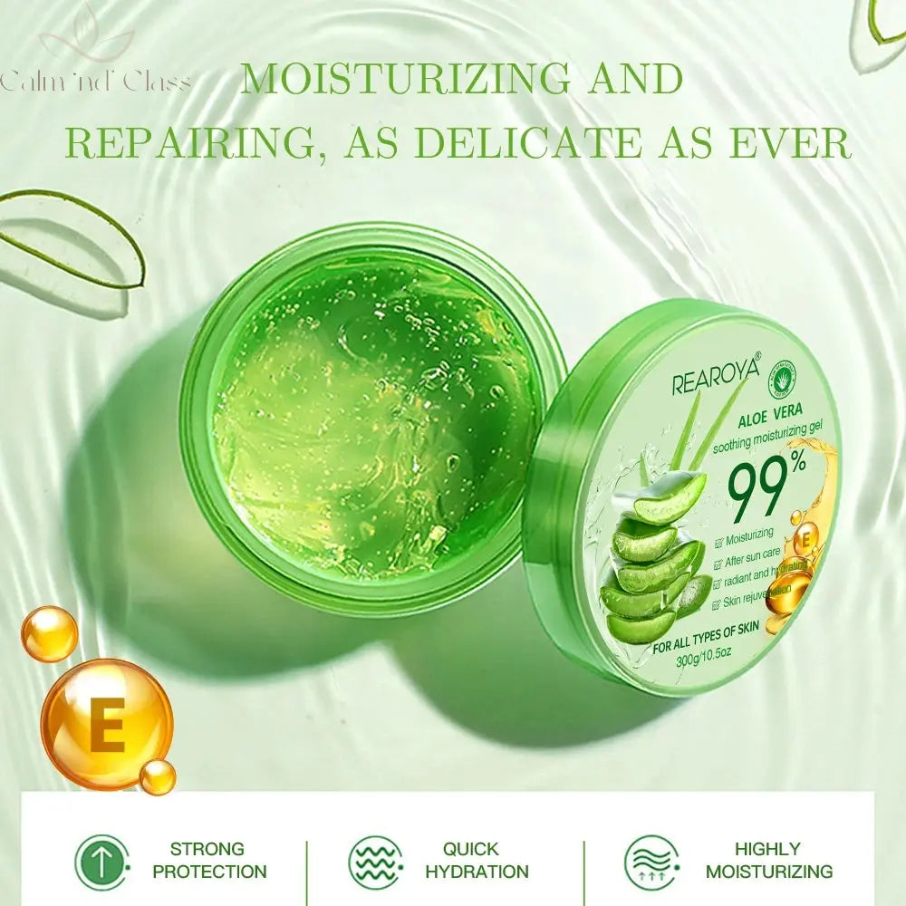 99% Aloe Vera Moisturizing Gel Creams Refreshing Non Sticky Facial Facial Wash Free Deep Nourishing Maintain Skin Face Care Calm and Class