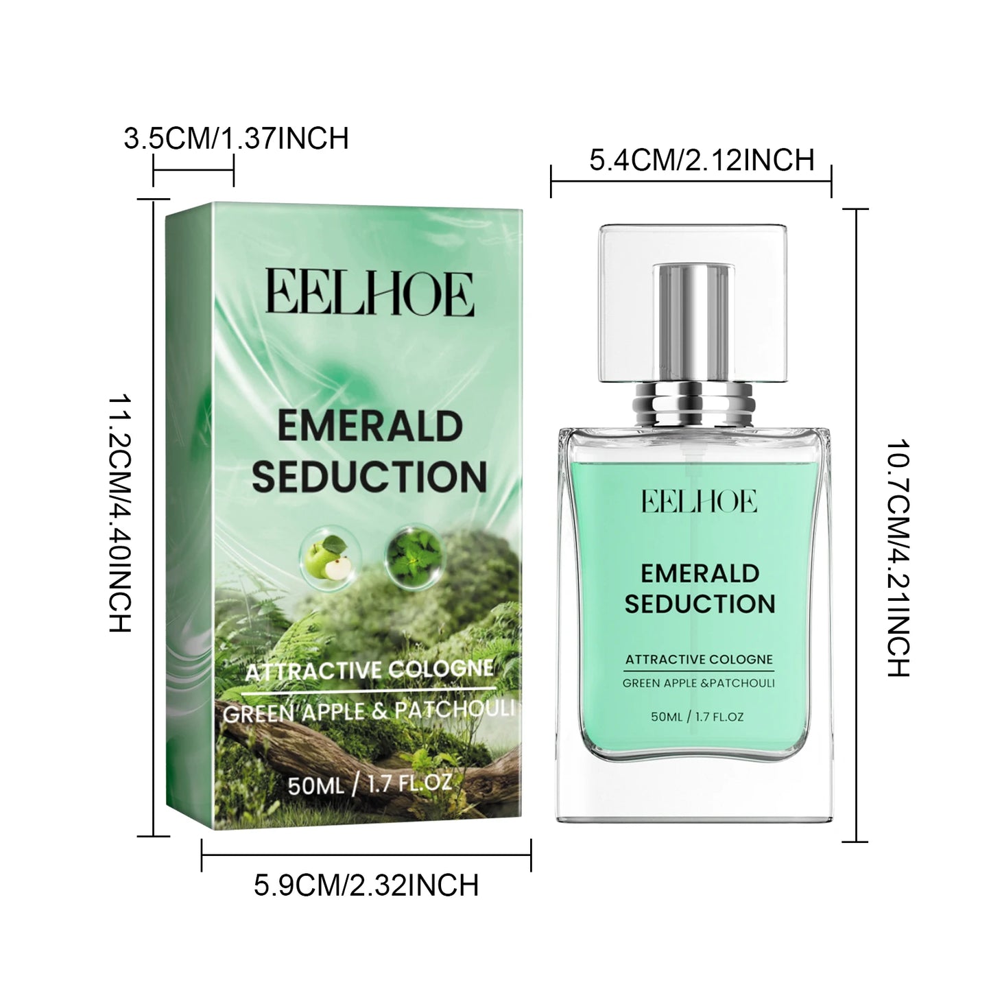 EELHOE 2024 New Cologne for Men with Pheromones 50ML