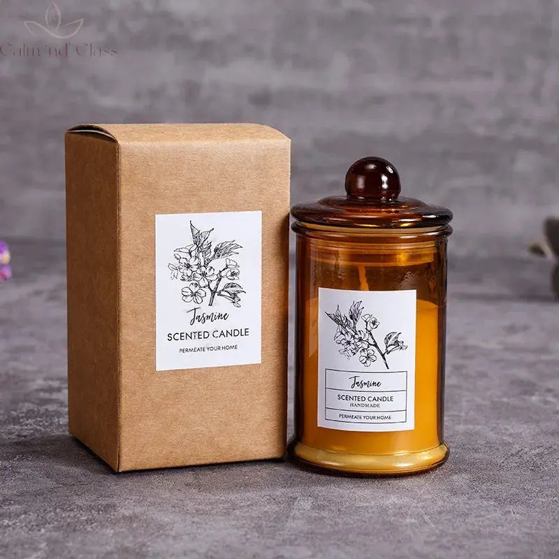 Aromatherapy Candles, Soy Wax, Small Tea Jars, Fragrance Gift, Handheld Gift Calm and Class