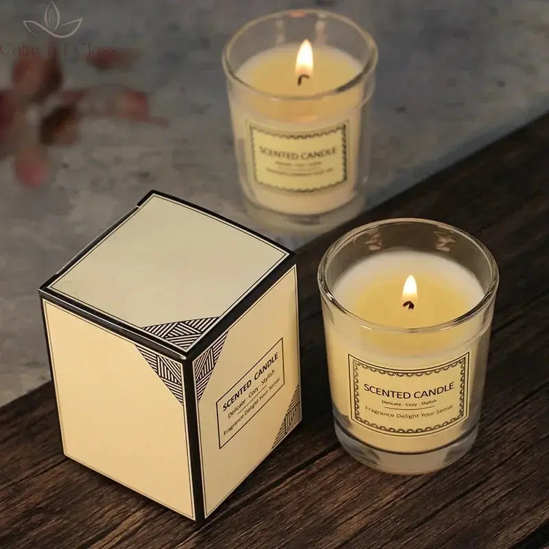 Candle Fragrance Atmosphere Companion Gift Hotel Clubhouse Smoke free Aromatherapy Candles Calm and Class