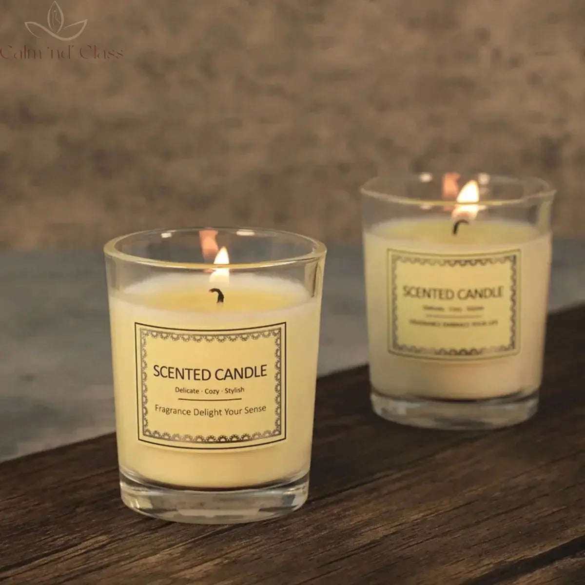 Candle Fragrance Atmosphere Companion Gift Hotel Clubhouse Smoke free Aromatherapy Candles Calm and Class