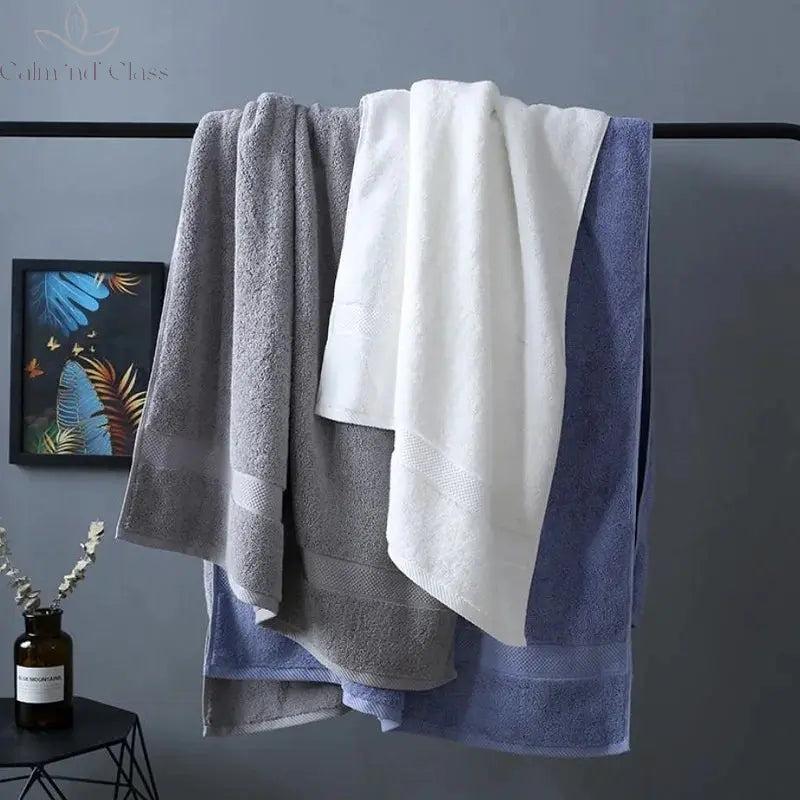 Cotton Highly Absorbent and Quick Dry Large Bath Towel - 800 GSM Hotel And Spa Quality Super Soft Towel Calm and Class