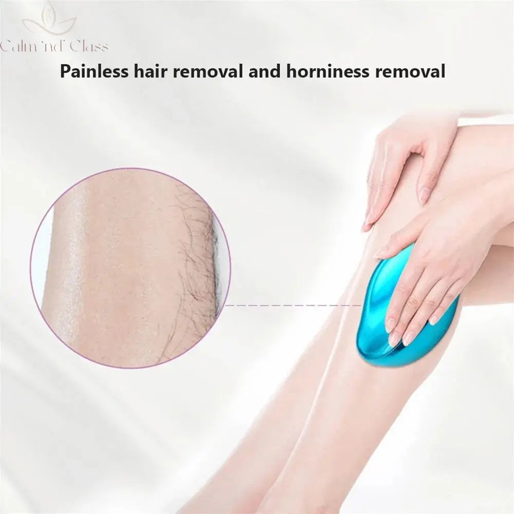 Crystal Physical Hair Removal Eraser Glass Hair Remover Painless Epilator Easy Cleaning Reusable Body Care Depilation Tool Calm and Class