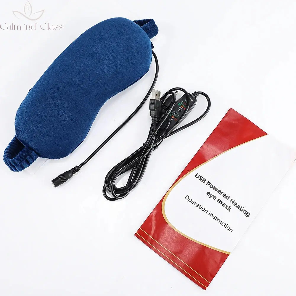 Electric Vibration Eye Massager Heated Eye Mask Wireless Relieve Eye Strain Dark Circles Dry Eye Fatigue Relief Sleeping Mask Calm and Class