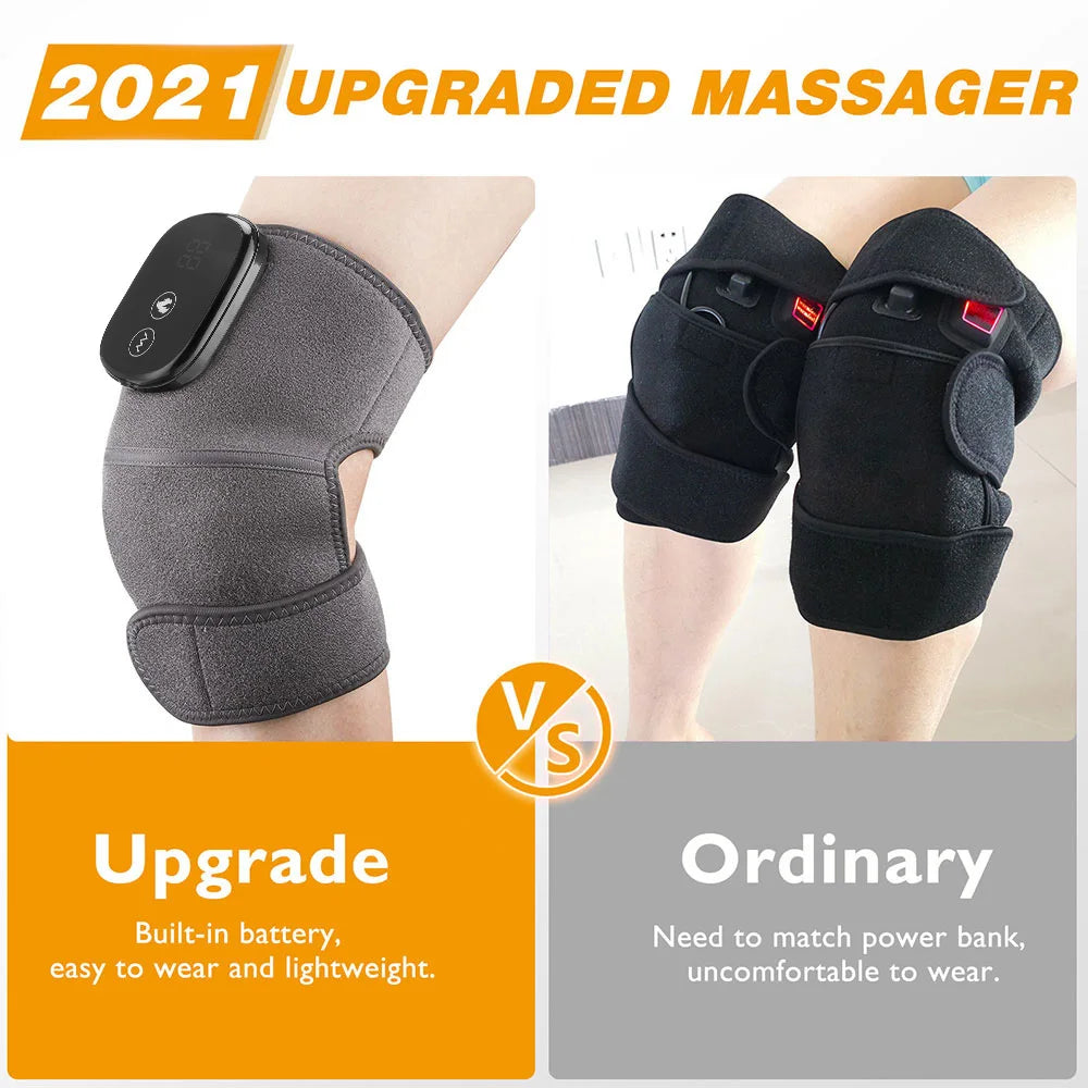 Electric Heating Knee Massager Far Infrared Pain Relief