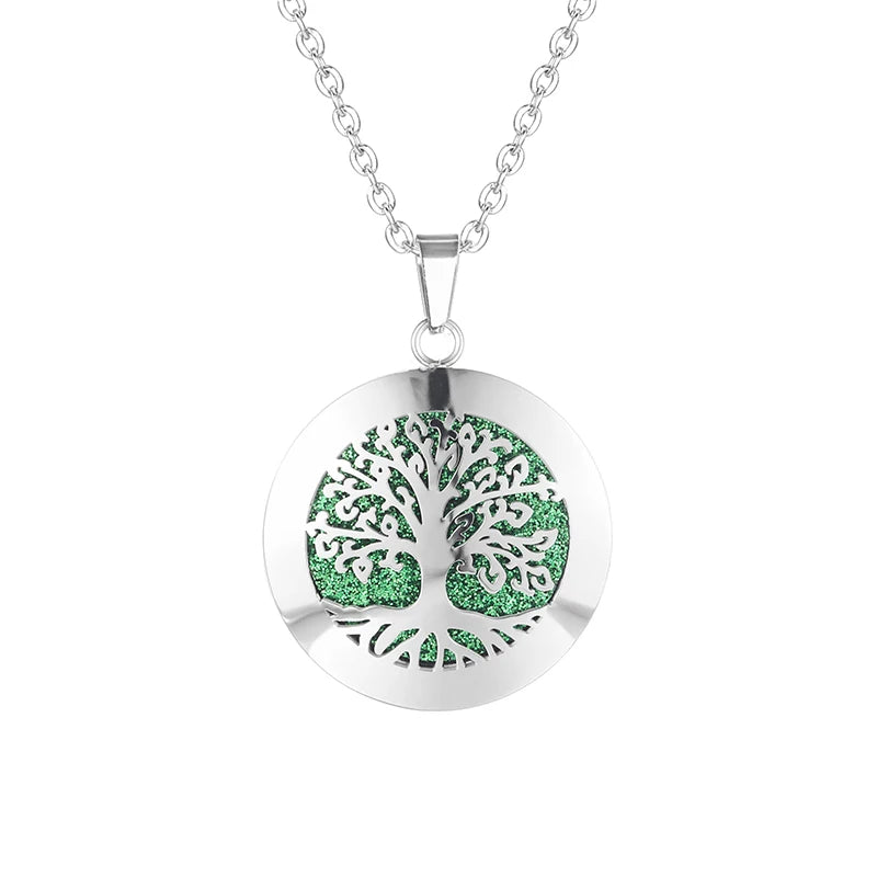 New Simple Aromatherapy Essential Oil Diffuser Locket Necklace for Women