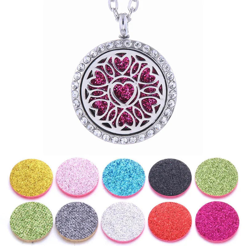 New Tree of Life Aromatherapy Necklace Stainless Steel Pendant