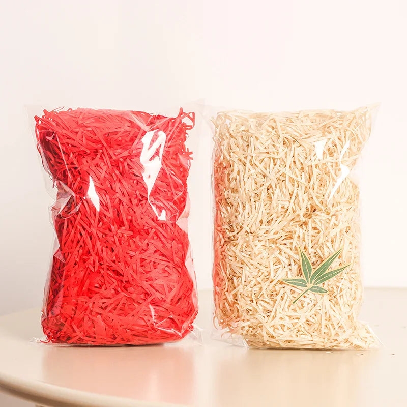 50g Multicolored Raffia Paper Shreds for Elegant Gift Wrapping