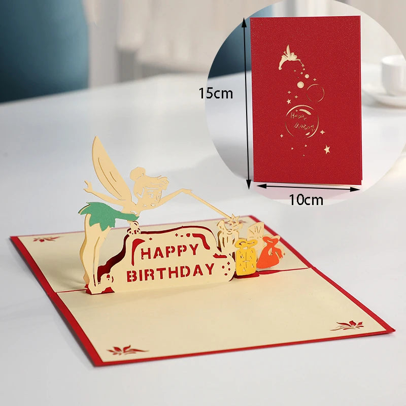 3D Pop Up Card Animal Park Happy Birthday Invitation Card