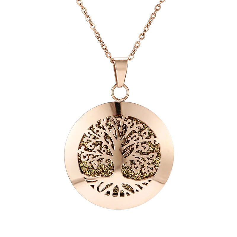 Lotus Necklace Aromatherapy Essential Oil Diffuser Locket