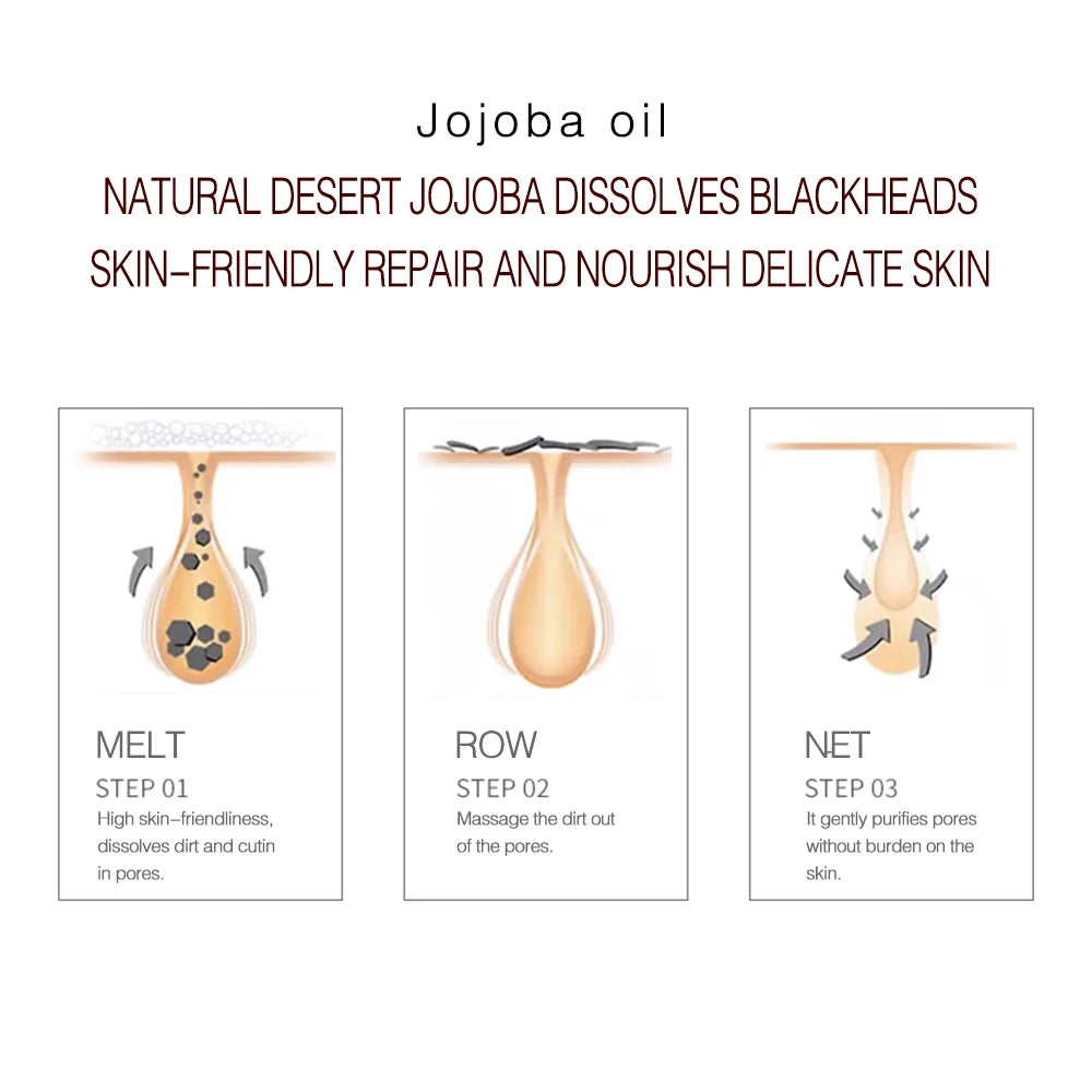 100% Pure Natural Jojoba Oil for Skin and Hair Repair 100ml