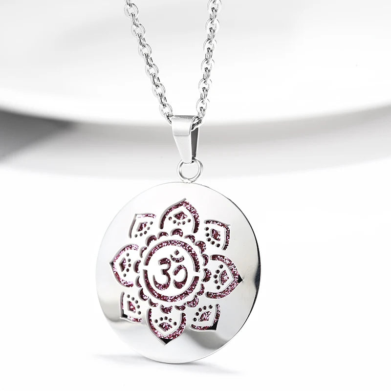 New Simple Aromatherapy Essential Oil Diffuser Locket Necklace for Women