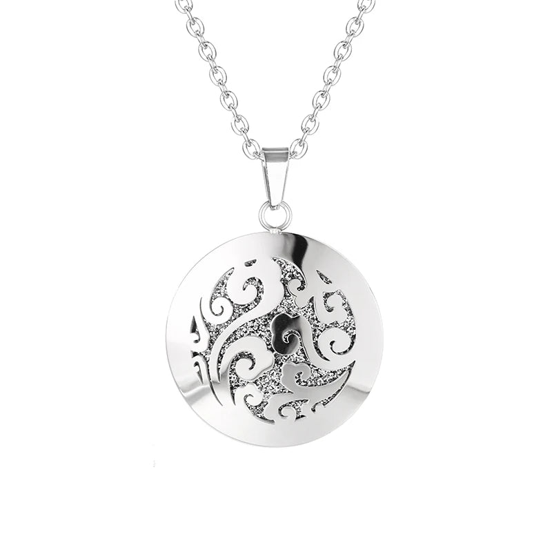 New Simple Aromatherapy Essential Oil Diffuser Locket Necklace for Women