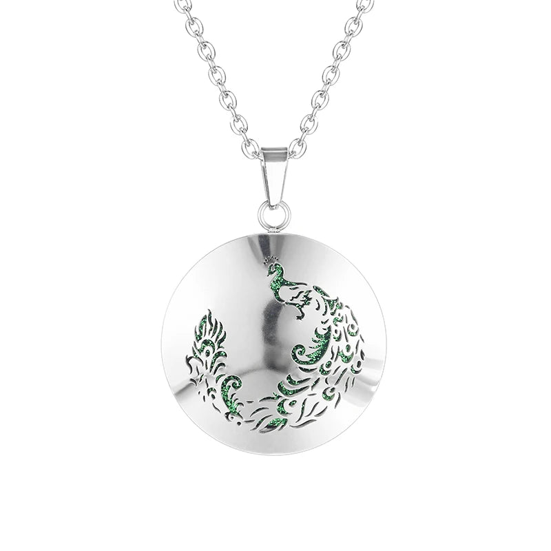 New Simple Aromatherapy Essential Oil Diffuser Locket Necklace for Women