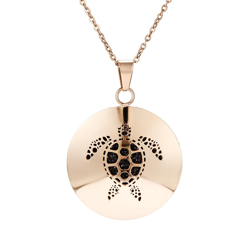 Lotus Necklace Aromatherapy Essential Oil Diffuser Locket