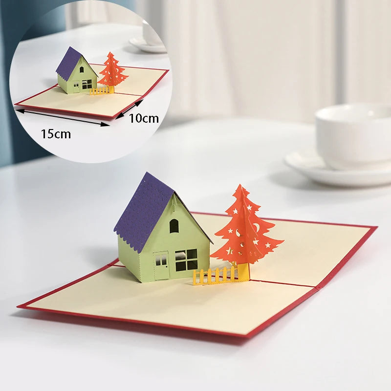 3D Pop Up Card Animal Park Happy Birthday Invitation Card