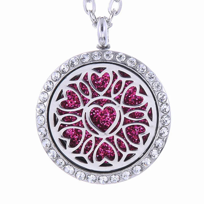 New Tree of Life Aromatherapy Necklace Stainless Steel Pendant