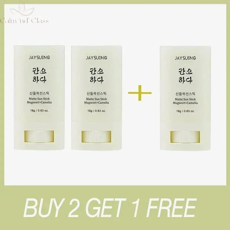 HOT SALE Sunscreen Stick Matte Sun Stick Refreshing SPF50+ UV Protective Face Anti Oxidant Oil-control Whitening Sunscreen Korea Calm and Class