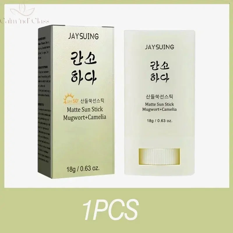 HOT SALE Sunscreen Stick Matte Sun Stick Refreshing SPF50+ UV Protective Face Anti Oxidant Oil-control Whitening Sunscreen Korea Calm and Class