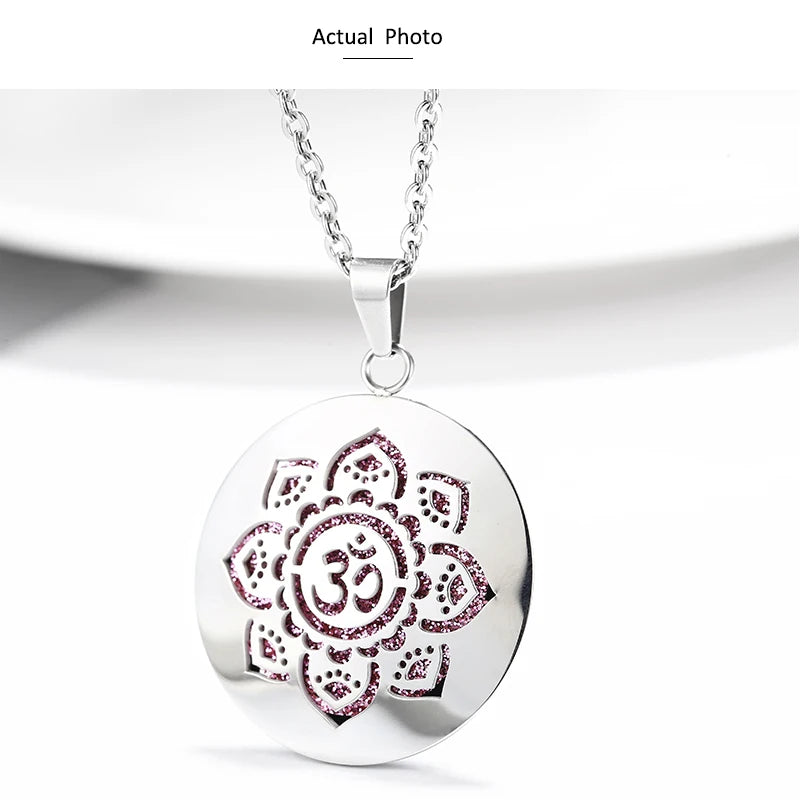 New Simple Aromatherapy Essential Oil Diffuser Locket Necklace for Women