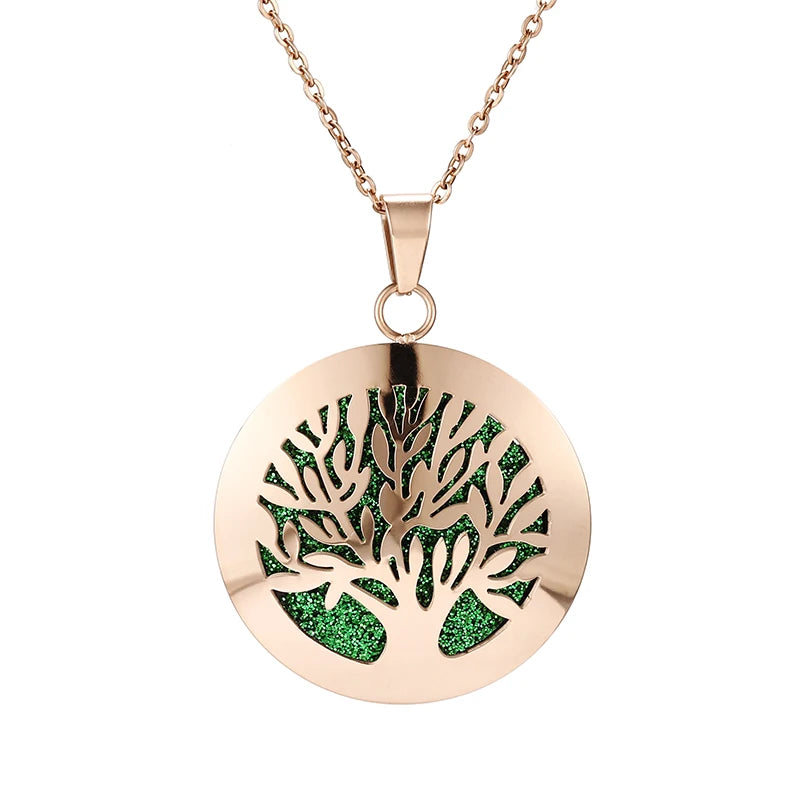 Lotus Necklace Aromatherapy Essential Oil Diffuser Locket