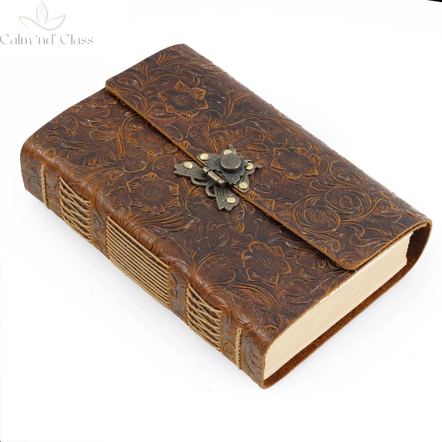 Handmade Sketchbook Loose-leaf Book Head Layer Cowhide Creative Diary Retro Traveler Thread-bound Notepad Thickened Notebook Calm and Class