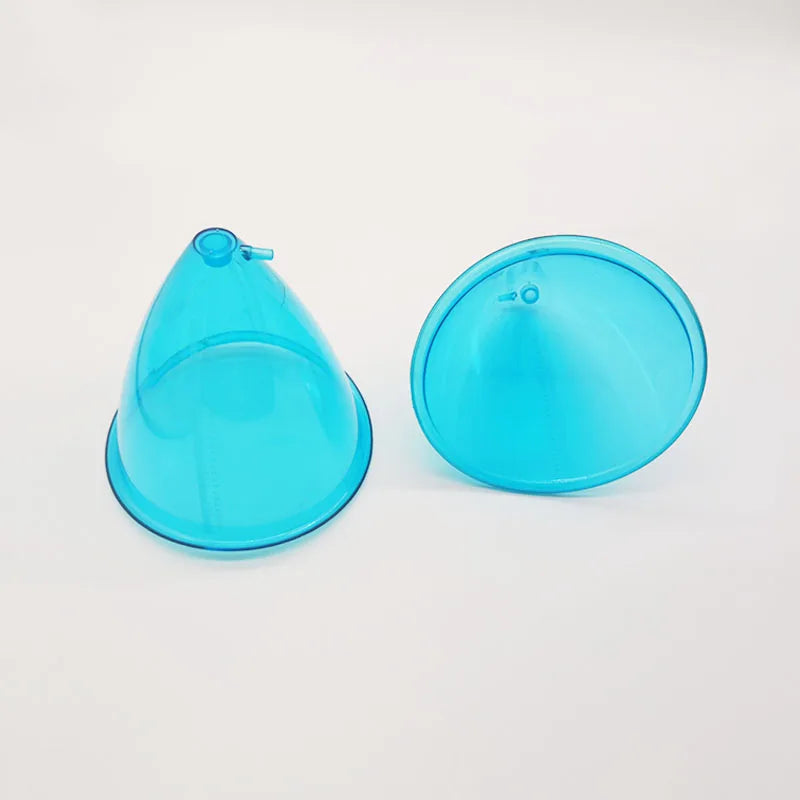 Big Size Blue Vacuum Pump Cupping For Breast And Buttock Enhancement