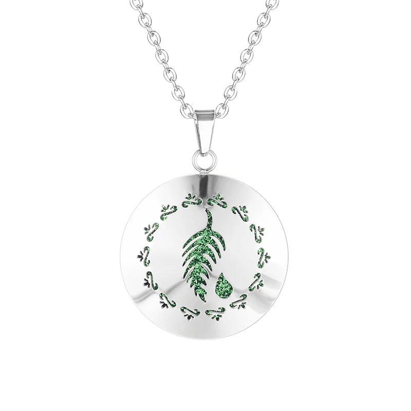 New Simple Aromatherapy Essential Oil Diffuser Locket Necklace for Women