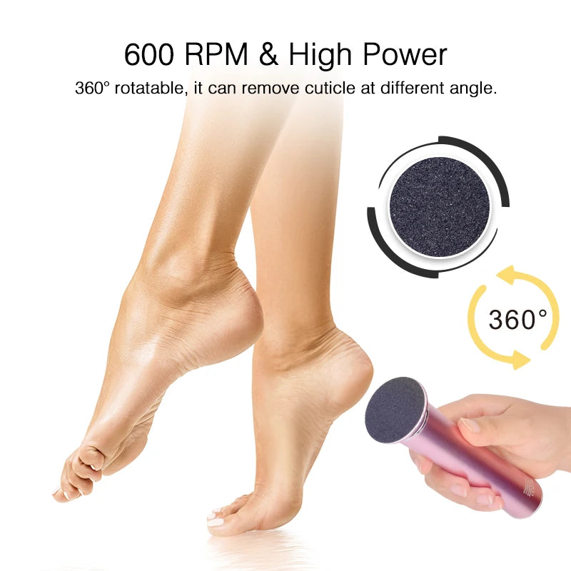 USB Rechargeable Wireless Foot File Callus Remover Tool