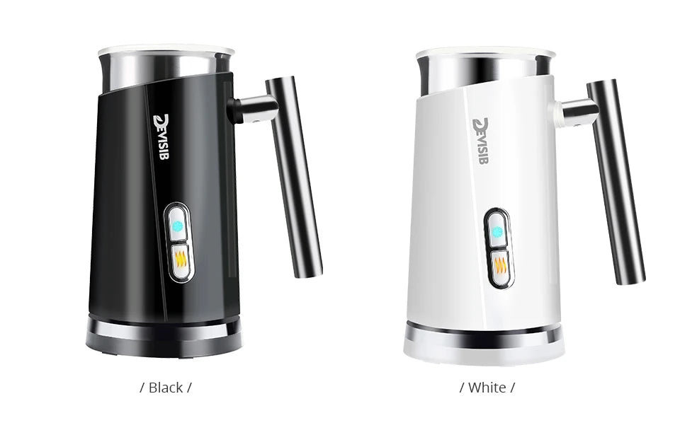 DEVISIB Automatic Milk Frother Electric for Latte and Cappuccino