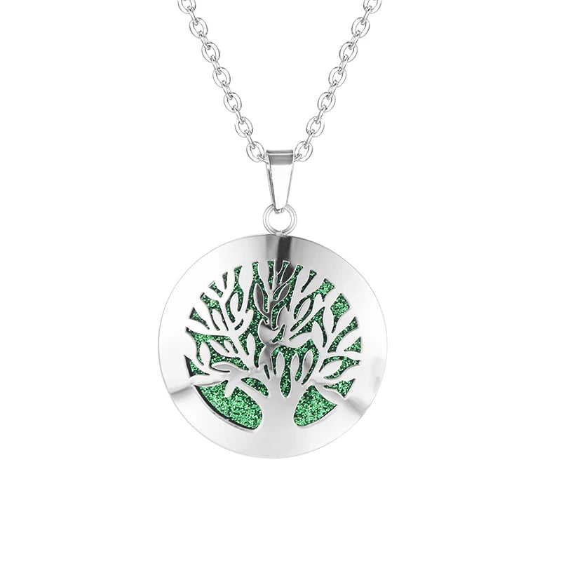 New Simple Aromatherapy Essential Oil Diffuser Locket Necklace for Women