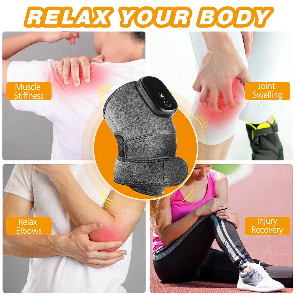 Electric Heating Knee Massager Far Infrared Pain Relief