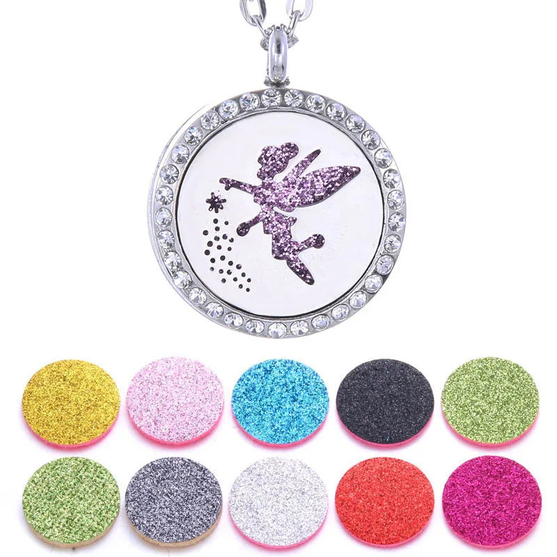 New Tree of Life Aromatherapy Necklace Stainless Steel Pendant