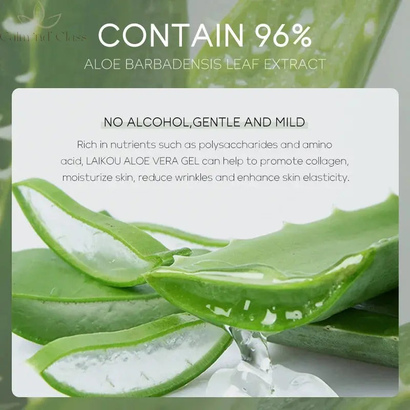 LAIKOU Aloe Vera Gel Face Cream Deep hydration Leave-On Sleeping Mask Natural Plants Transparent Aloe Gel Nourishing Tender Skin Calm and Class